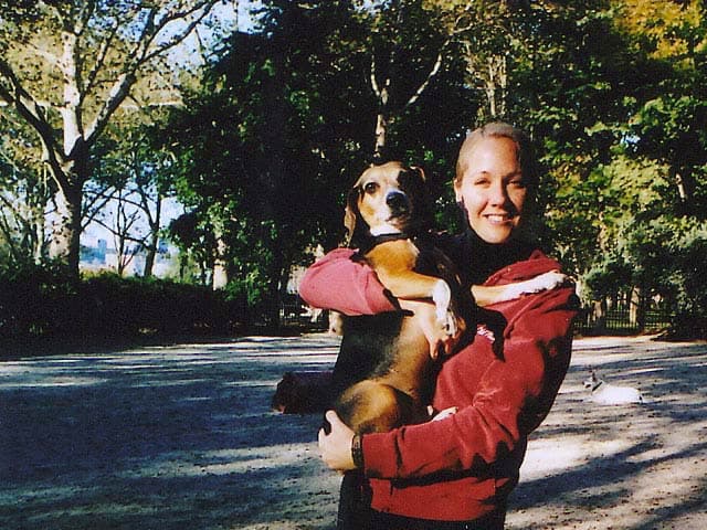 At the 105th St. Dog Run in Riverside Park